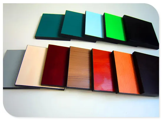 HPL Solid Core Color 0.8 mm Thickness Phenolic Resin Board