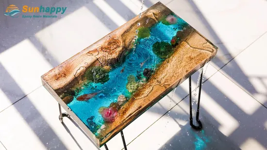 Deep Pour Ab Adhesive Liquid Epoxy Resin for River Table Crystal Arts Craft