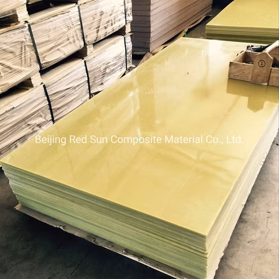 High Quality Yellow Insulation 3240 Epoxy Resin Glass Fiber Sheet