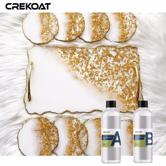 High Viscosity Arts Crafts Casting Epoxy Resin for Doming Jewellery Coasters